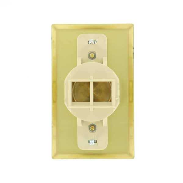 Leviton 40952-2PW Audio/Video Wallplate - MT - Mrs Treak