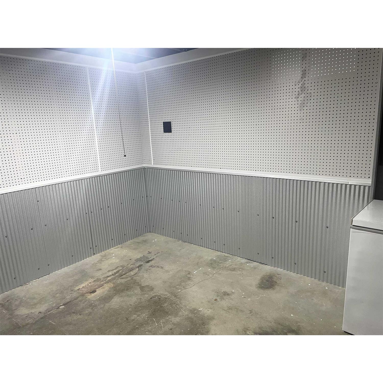 Dakota Tin 24W x 36H Colorado Corrugated Metal Wainscoting Panel - MT - Mrs Treak