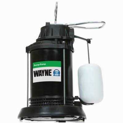 Wayne 1/2 HP 5100 gph Stainless Steel Vertical Float Switch AC Sump Pump CDU800SS - MT - Mrs Treak