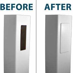 Weatherables Trident 10 in. Black Nylon Polymer Pool Safety Gate Latch - MT - Mrs Treak