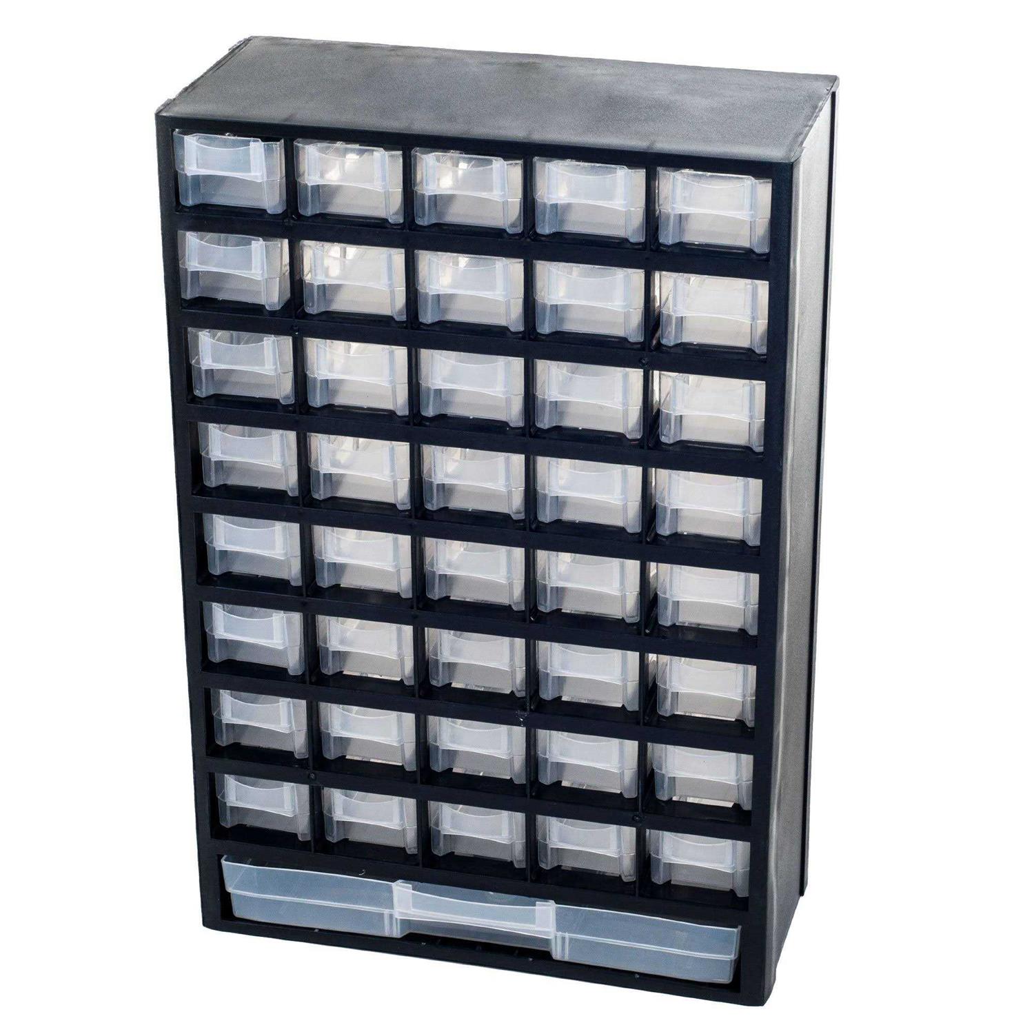 Stalwart 30 Bin Wall Mounted Parts Rack - MT - Mrs Treak
