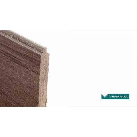 Veranda Euro Style 4 ft. x 6 ft. Black Aluminum/Composite Horizontal Fence Panel EF - MT - Mrs Treak