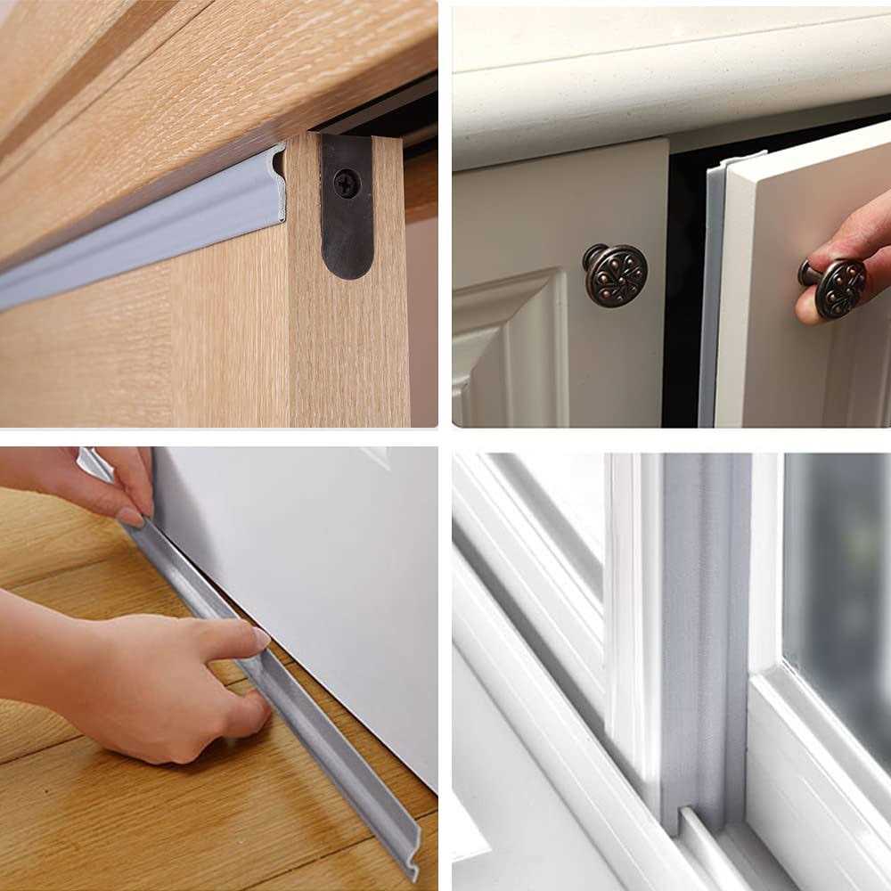 ESUFEIR Window Weather Stripping Door Seal Strip for Bottom and Side of Door,Self Adhesive Pu Foam Weather Strip for Window and Door Insulation - MT - Mrs Treak