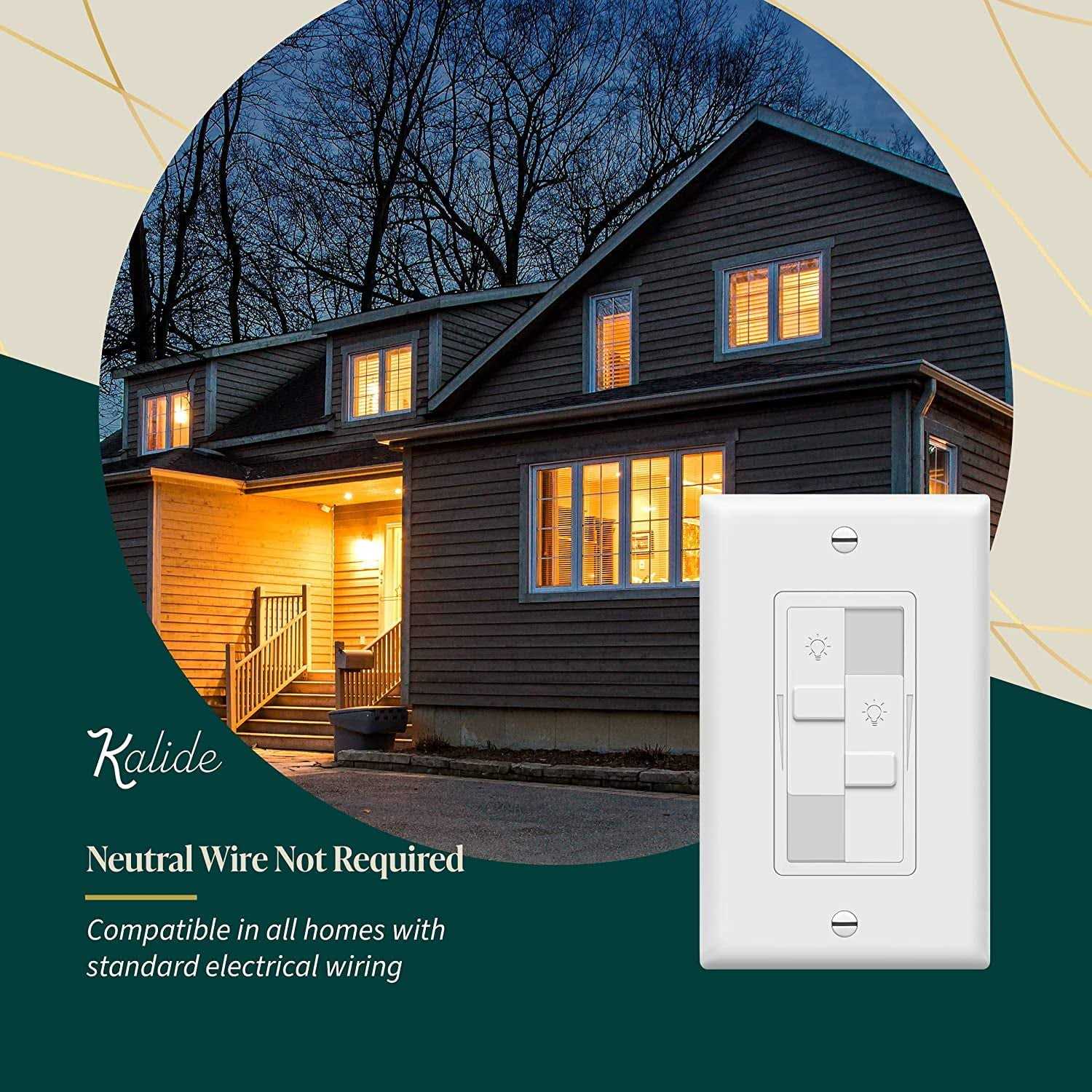 TOPGREENER in-Wall PIR Motion Sensor Light Switch Occupancy Sensor Switch - MT - Mrs Treak