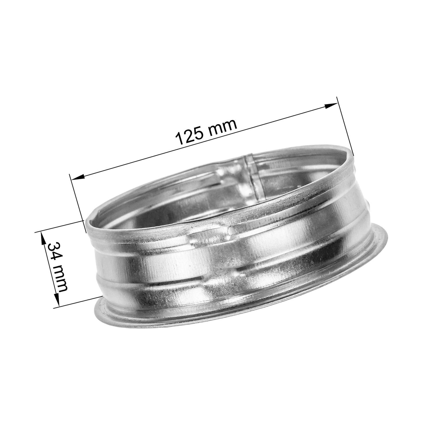 Vent Systems Metal Tee Cap with Mesh. Galvanized Steel End Cap. Dryer Vent Cover. Dryer Duct End Cap with Galvanized Steel Screen Steel - MT - Mrs Treak