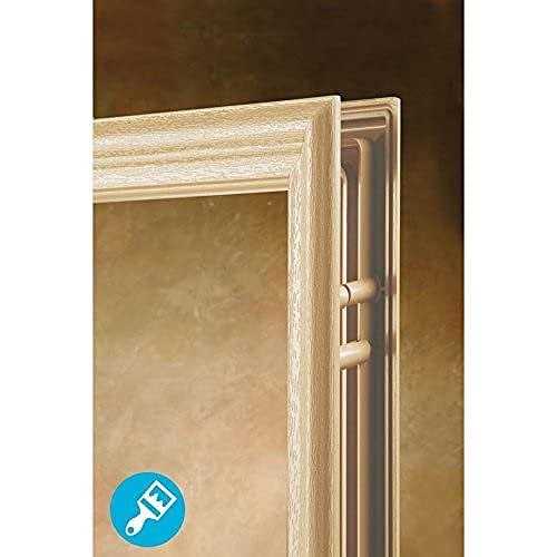 ODL BWM256601 White Cordless Add On Enclosed Blinds with 1/2 in. Slats - MT - Mrs Treak