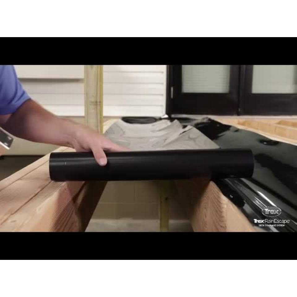 Trex 12-ft Black Under Deck Ceiling Trough - MT - Mrs Treak