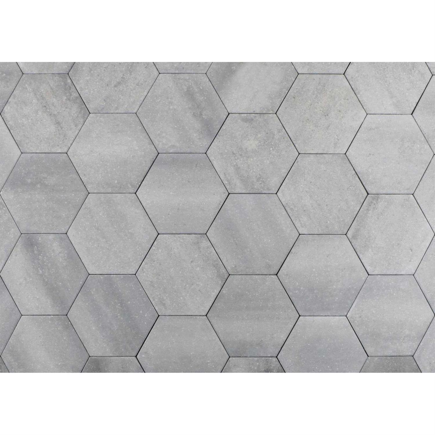 Oldcastle 12 in. x 10.4 in. x 2.36 in. Hexagon - MT - Mrs Treak