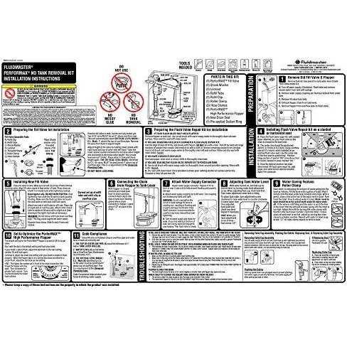 Fluidmaster 400AK Complete Toilet Repair Kit - MT - Mrs Treak