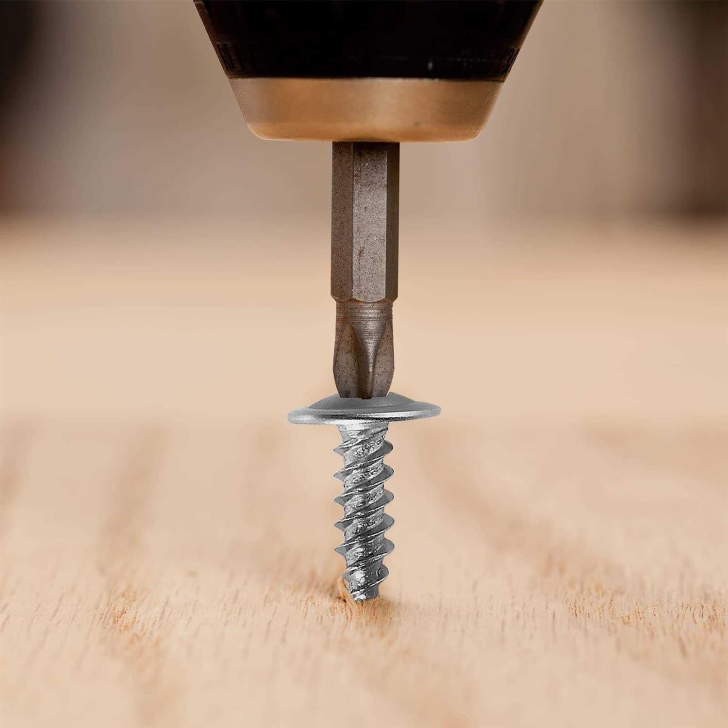 Wensilon Phillips Truss Head Wood Screws Stainless Steel 410 Quick Metal Self Tapping - MT - Mrs Treak