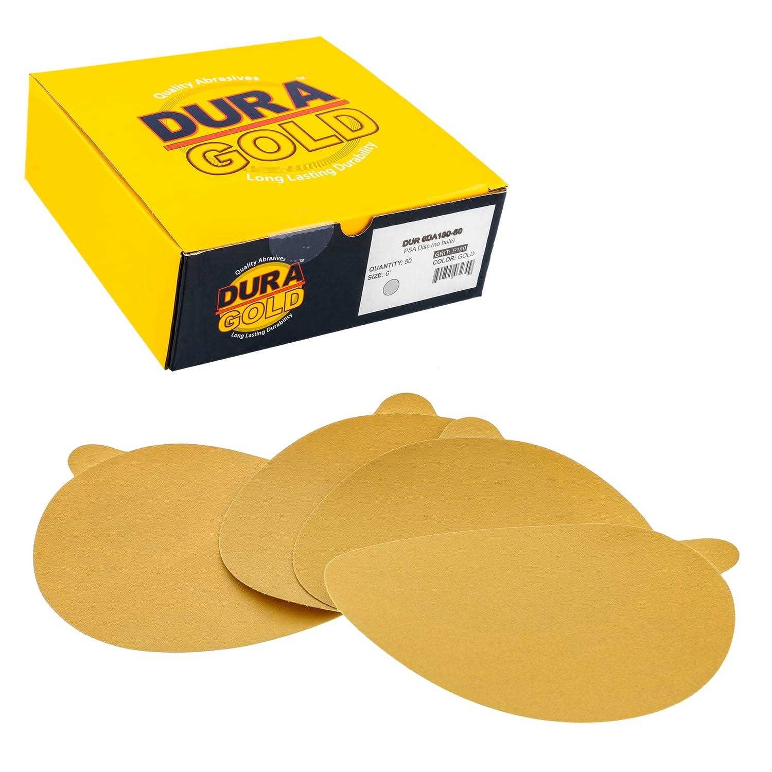 Dura-gold Grit 5 inch Green Film PSA Self Adhesive Stickyback Sanding Discs for DA Sanders - MT - Mrs Treak