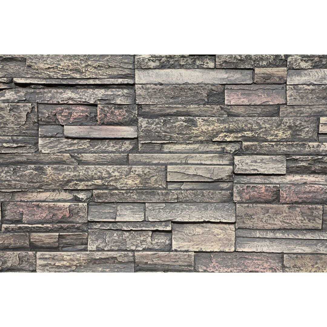 Tritan BP Lightning Ridge 48 in. x 24 in. Class A Fire Rated Faux Stone Siding Panel Finished - MT - Mrs Treak