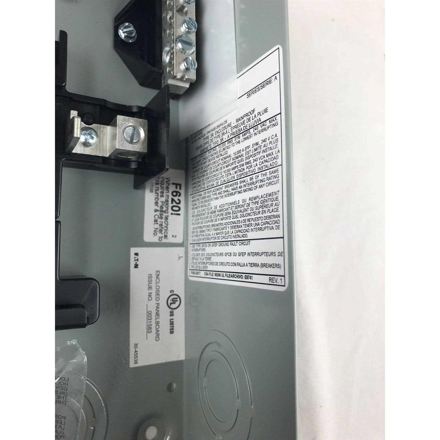 Eaton BR2L125RP Main Lugs Load Center, 125A - MT - Mrs Treak