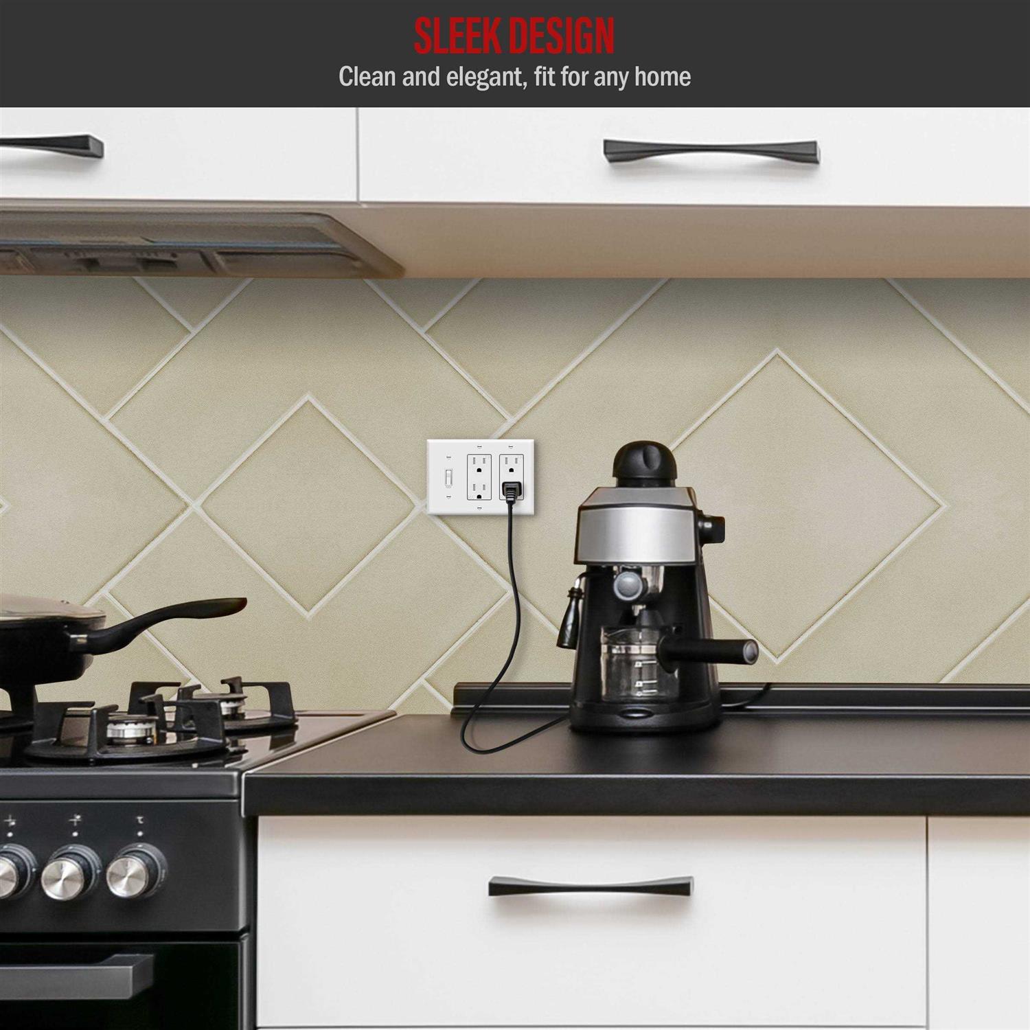 Enerlites 3 Speed Ceiling Fan Control and LED Dimmer Light Switch - MT - Mrs Treak