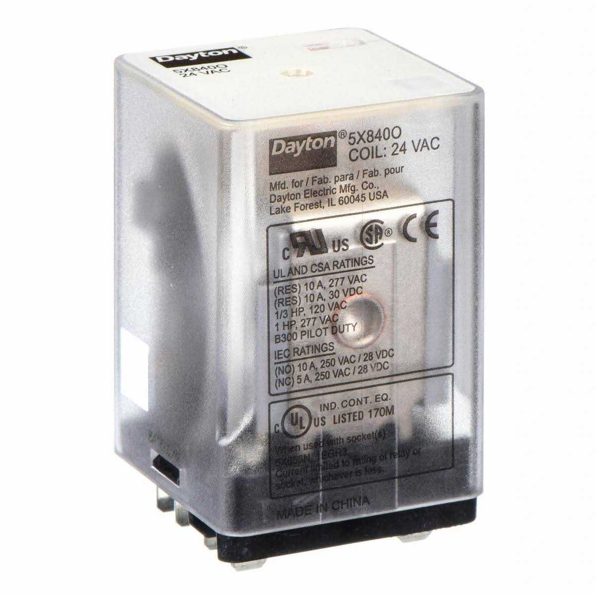 Dayton 5wml9 Encapsulated Timing Relay - MT - Mrs Treak