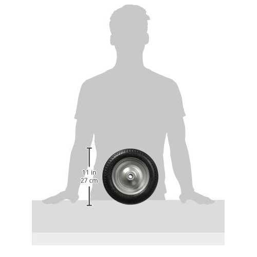 Marathon 10Inch Flat-Free Tire on Steel Wheel — 3.00-4 Tire 30070-NTE - MT - Mrs Treak