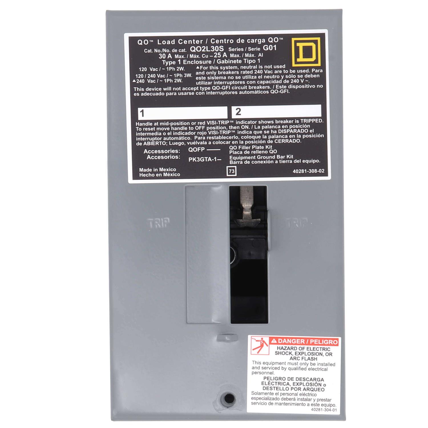 Square D QO250GFI Circuit Breaker - MT - Mrs Treak