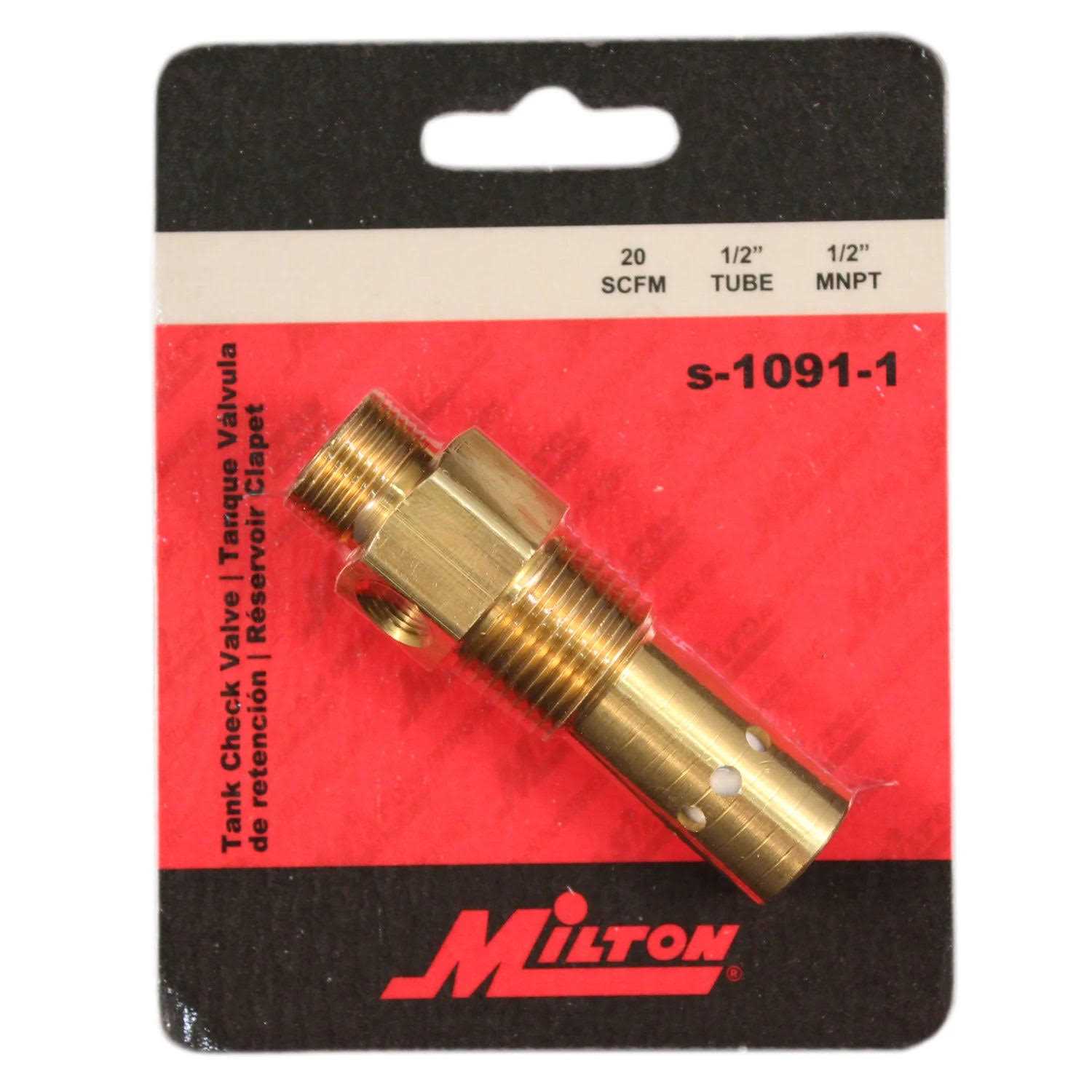 Milton NPT Tank Valve 684 - MT - Mrs Treak