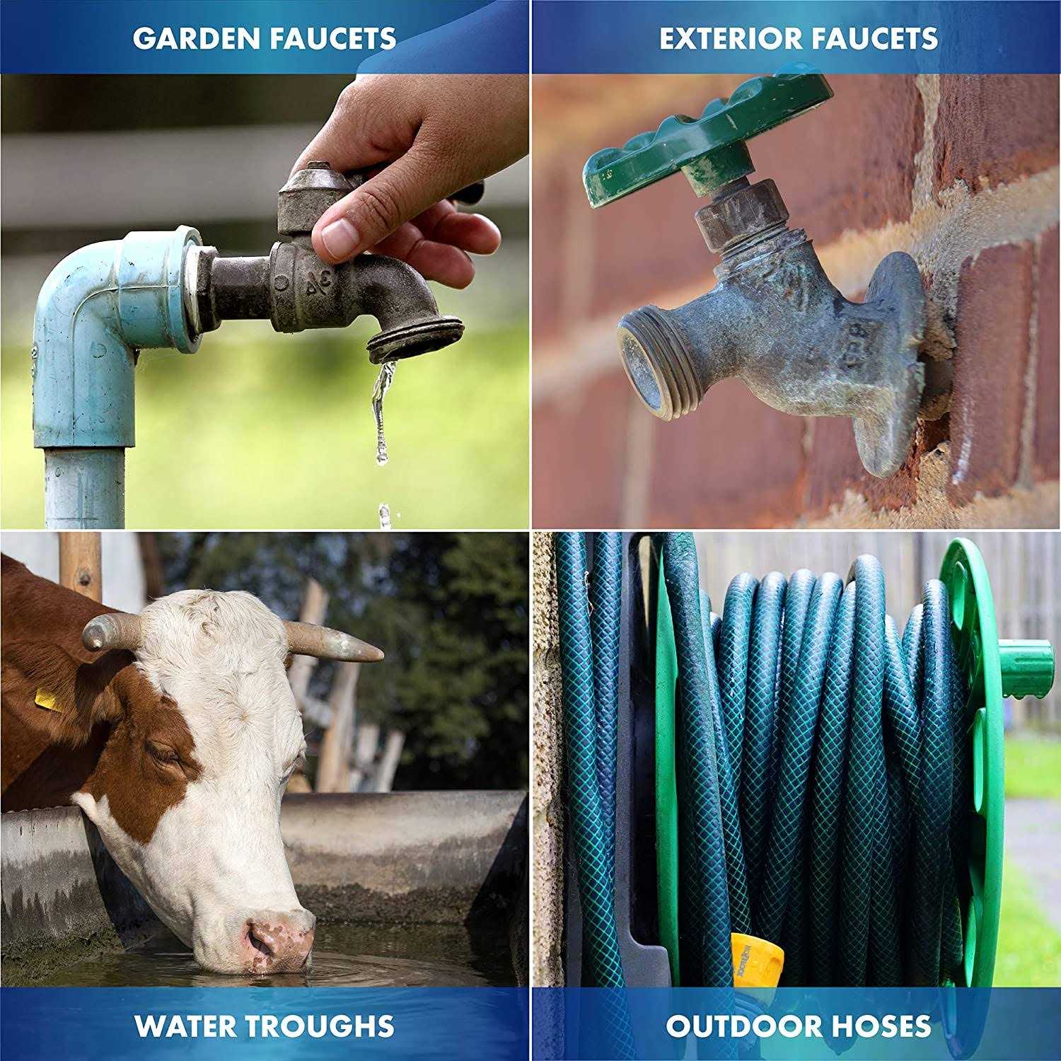 Freeze Miser 2 Pack Outdoor Faucet Freeze Protection - MT - Mrs Treak