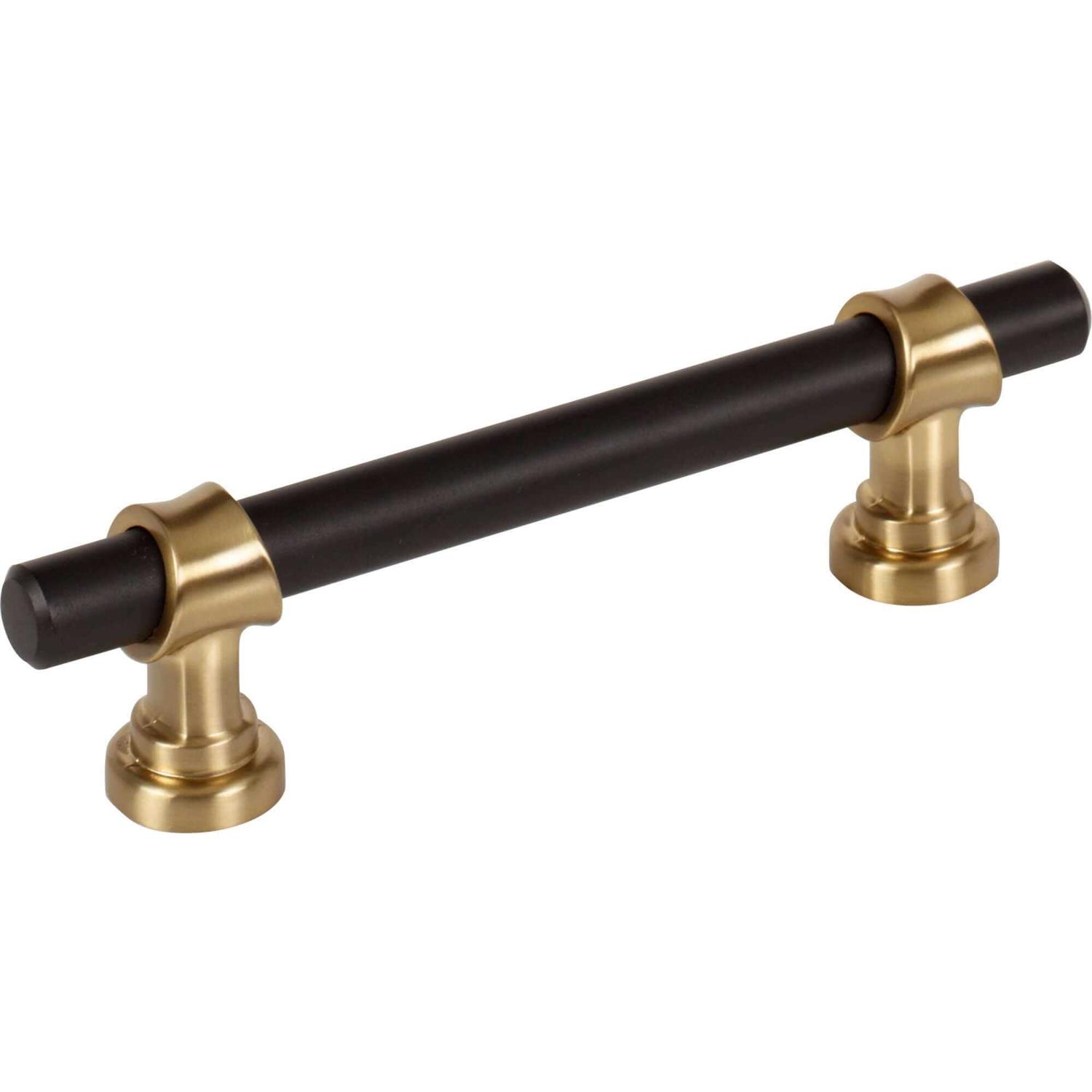 Top Knobs Bit Pull 3 3/4 Inch Flat Black and Honey Bronze M2704 - MT - Mrs Treak
