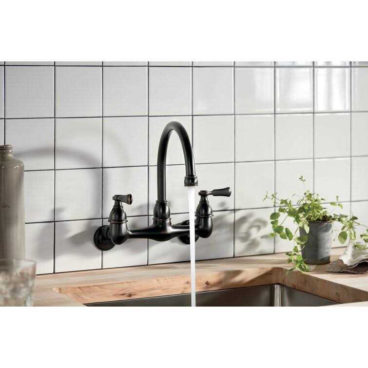 Peerless Elmhurst Two-Handle Kitchen Faucet Wall-mount P2765LF - MT - Mrs Treak