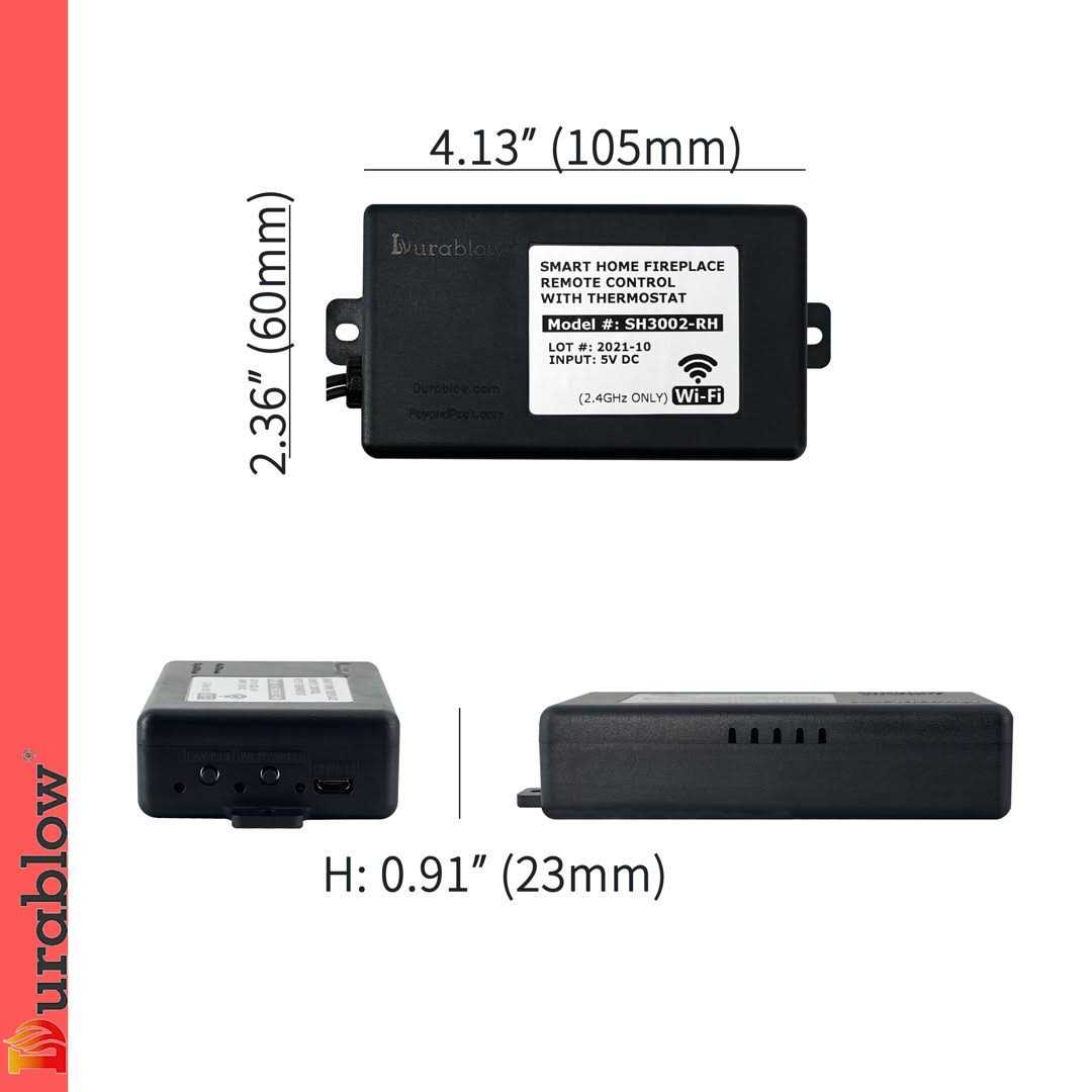 Durablow Gas Fireplace Wifi Smart Home Remote Control for Millivolt Valve - MT - Mrs Treak