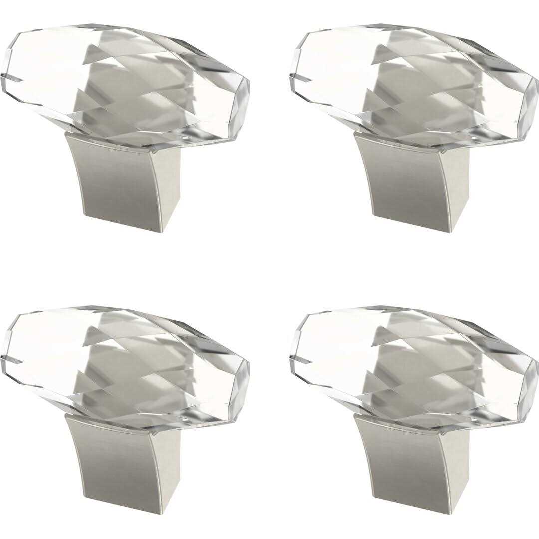 Franklin Brass Cut Glass Oval Cabinet Knob P40857K - MT - Mrs Treak