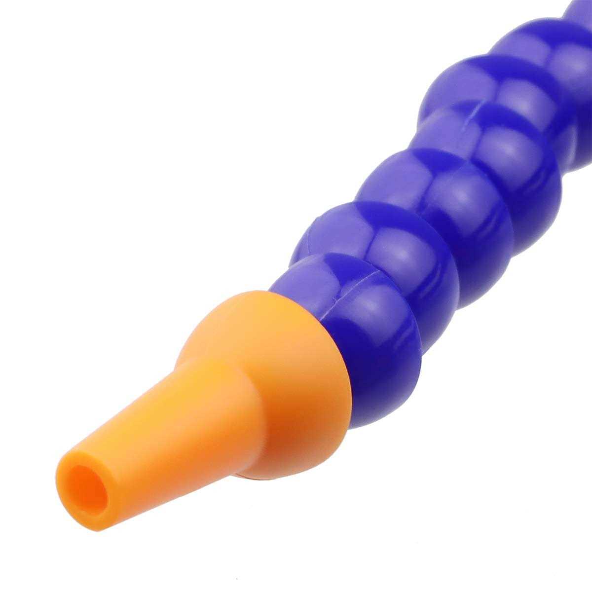 Toppros Pack of 10 Round Nozzle Plastic Flexible Oil Coolant Pipe Hose - MT - Mrs Treak