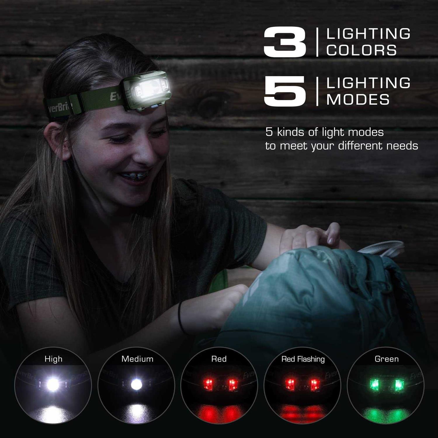 EverBrite Halloween Pumpkin Headlamp for Kids 2 Modes LED Head Lamp - MT - Mrs Treak