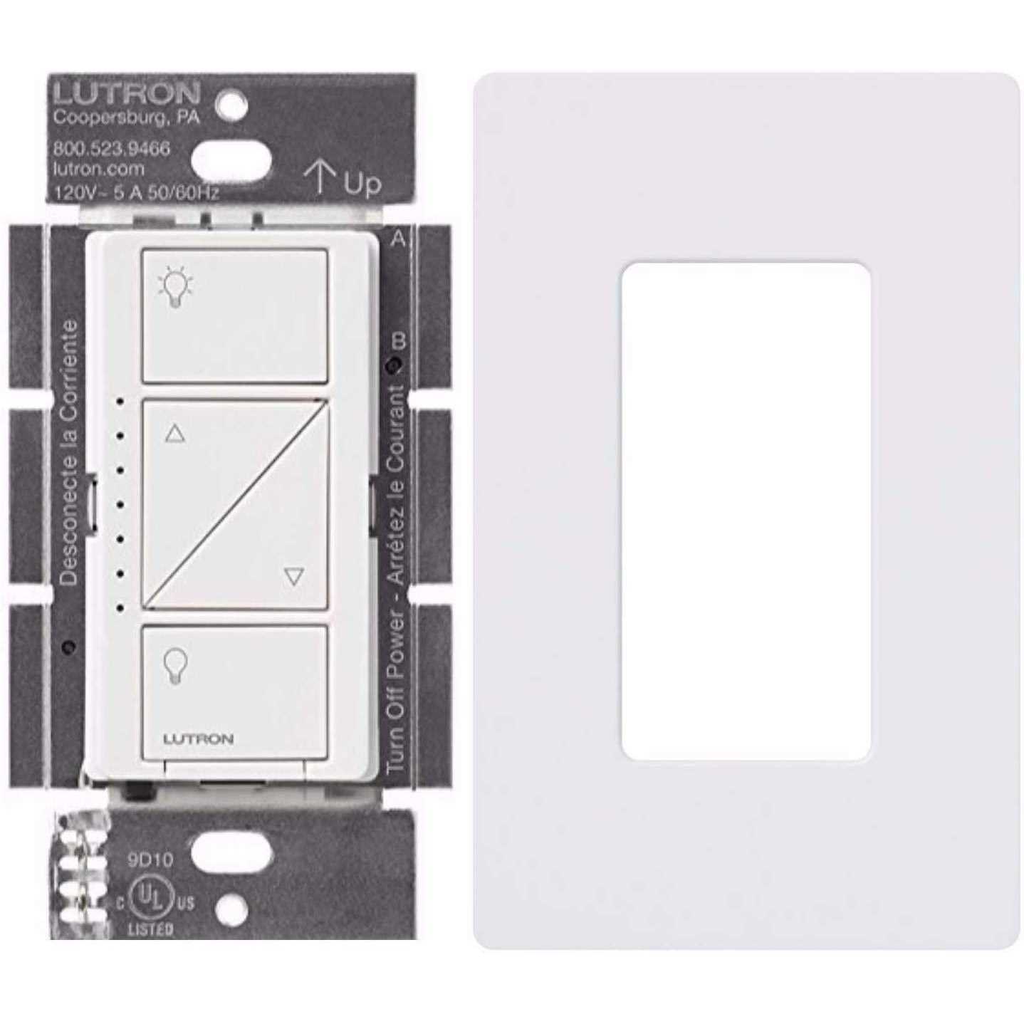 Lutron P-PKG1W-WH-R Dimmer - MT - Mrs Treak