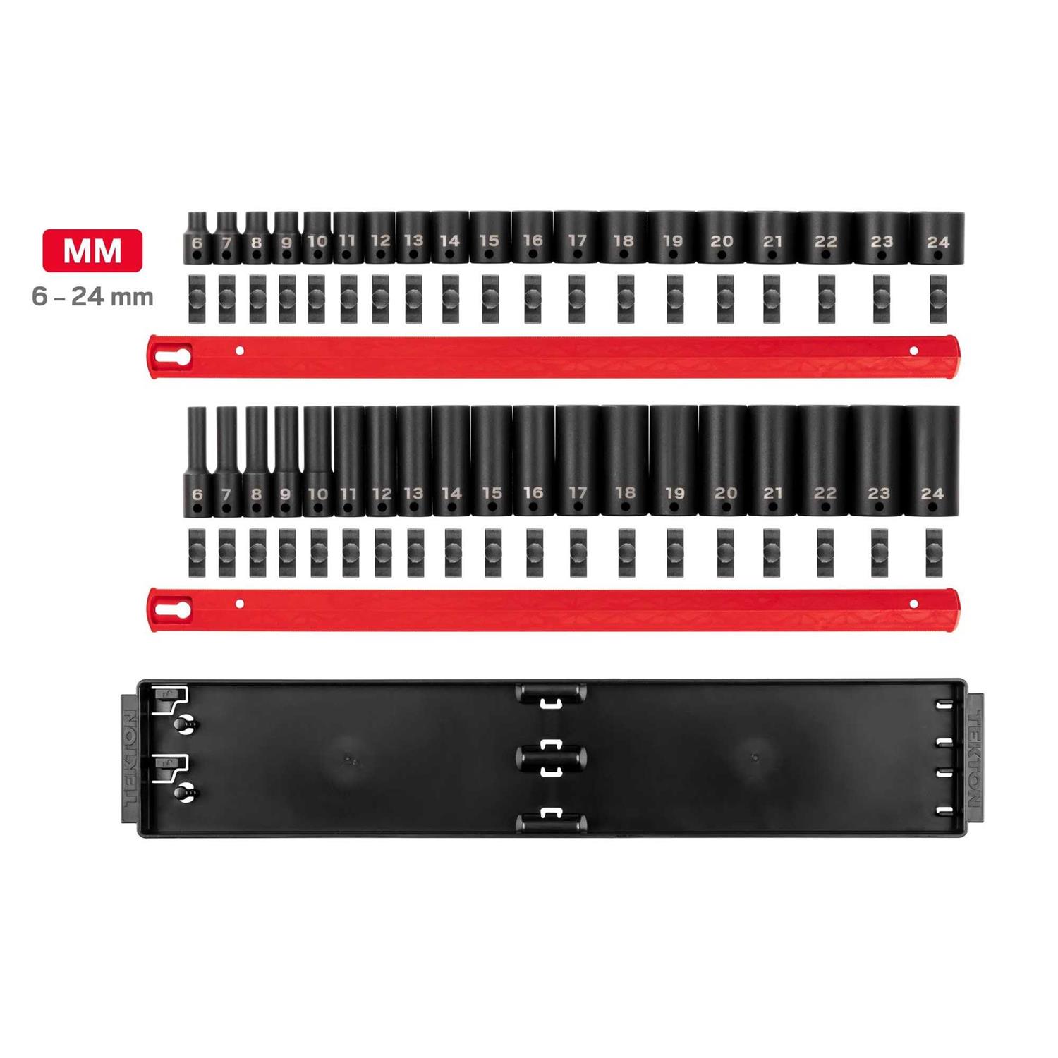 Tekton 3/4 Inch Drive Deep 6-Point Impact Socket Set - MT - Mrs Treak