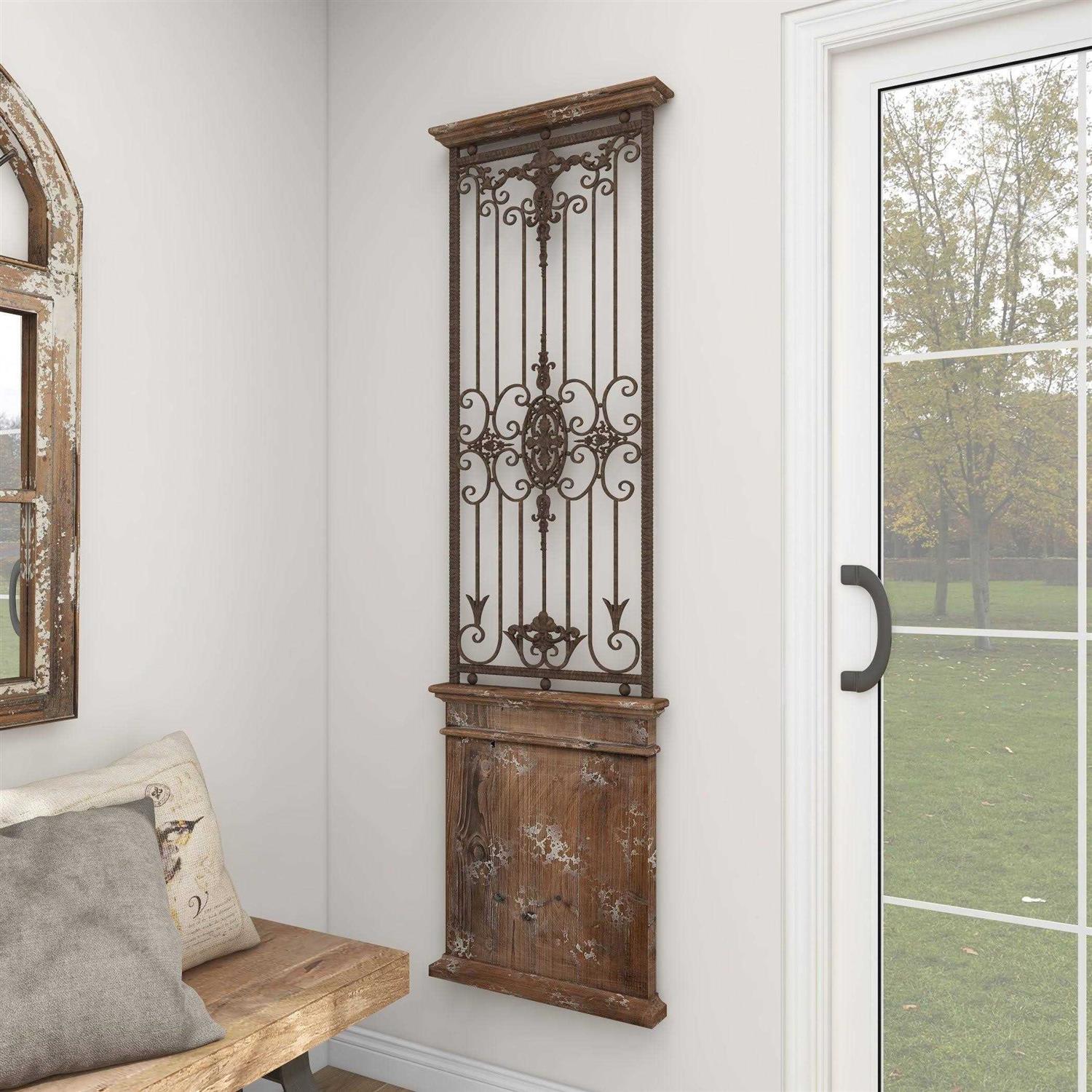 Monroe 5-ft H x 8-ft W White Steel Fence Panel - MT - Mrs Treak