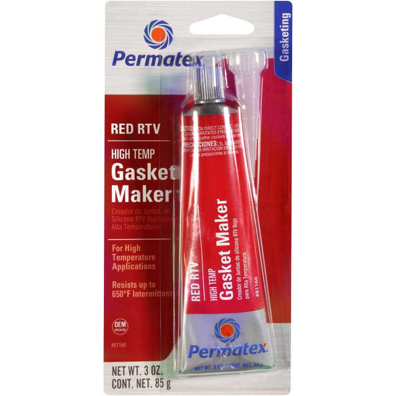 Permatex 81160 High-Temp Red RTV Silicone Gasket - MT - Mrs Treak
