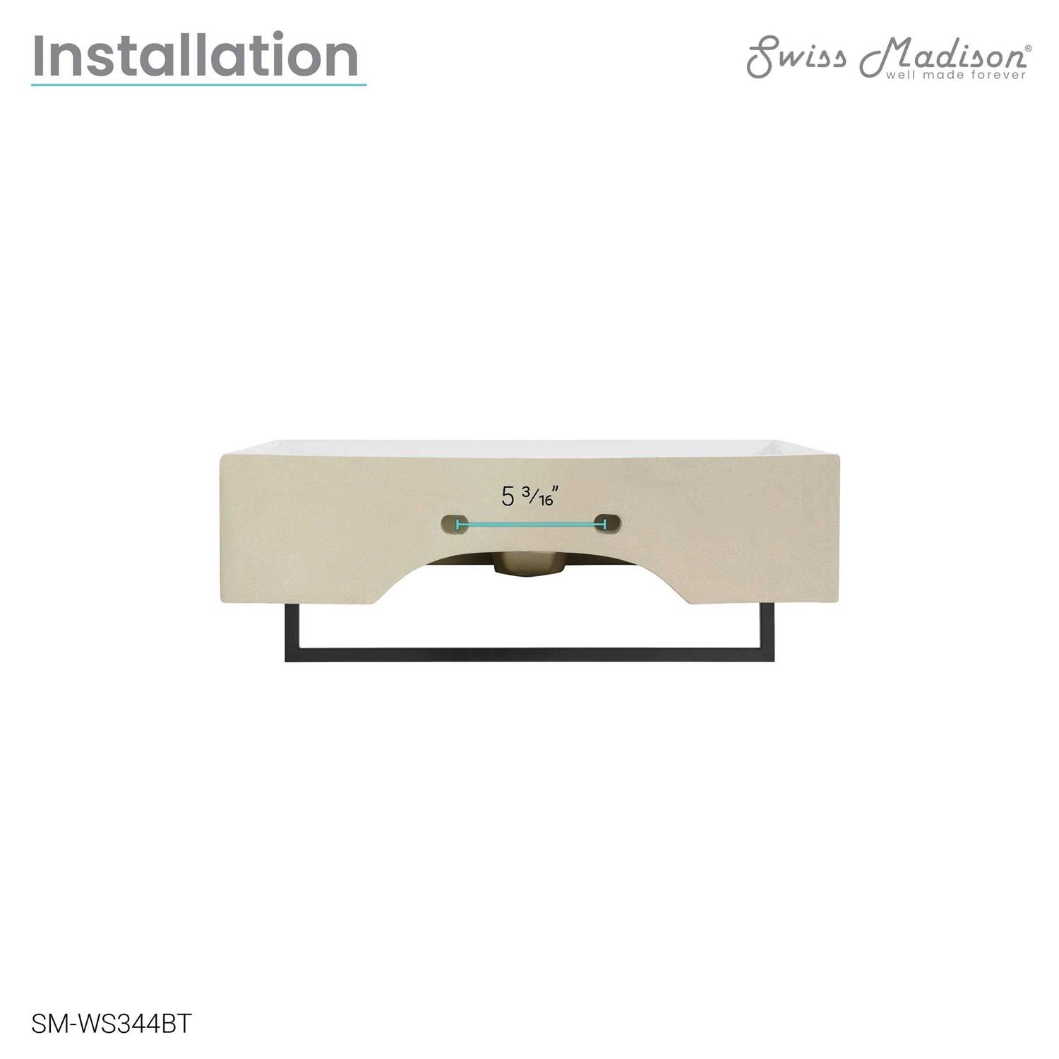 Swiss Madison Claire 20 Rectangle Ceramic Vessel Sink SM-VS203 - MT - Mrs Treak