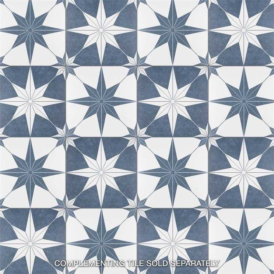 Merola Tile Stella 9-3/4 in. x 9-3/4 in. Porcelain Floor and Wall Tile - MT - Mrs Treak