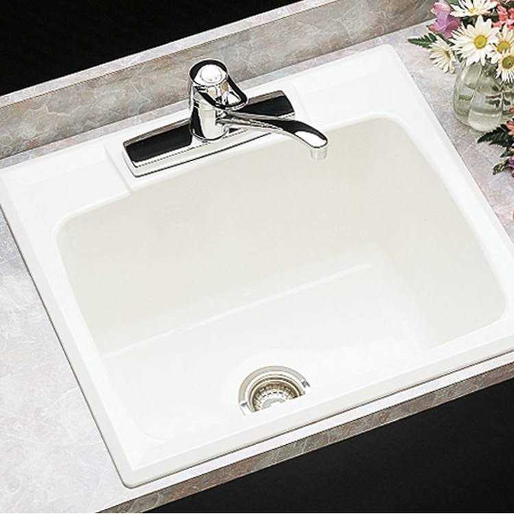 Mustee 10 Utility Sink 22-inch x 25-inch White - MT - Mrs Treak