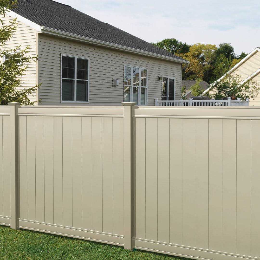 Outdoor Essentials Pro Series 5 in. x 5 in. x 8 ft. White Vinyl Woodbridge Routed Corner Fence Post - MT - Mrs Treak