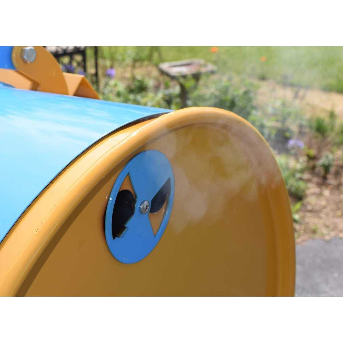 LavaLock Smoker Pinwheel BBQ air Damper Pit Grill Vent - MT - Mrs Treak