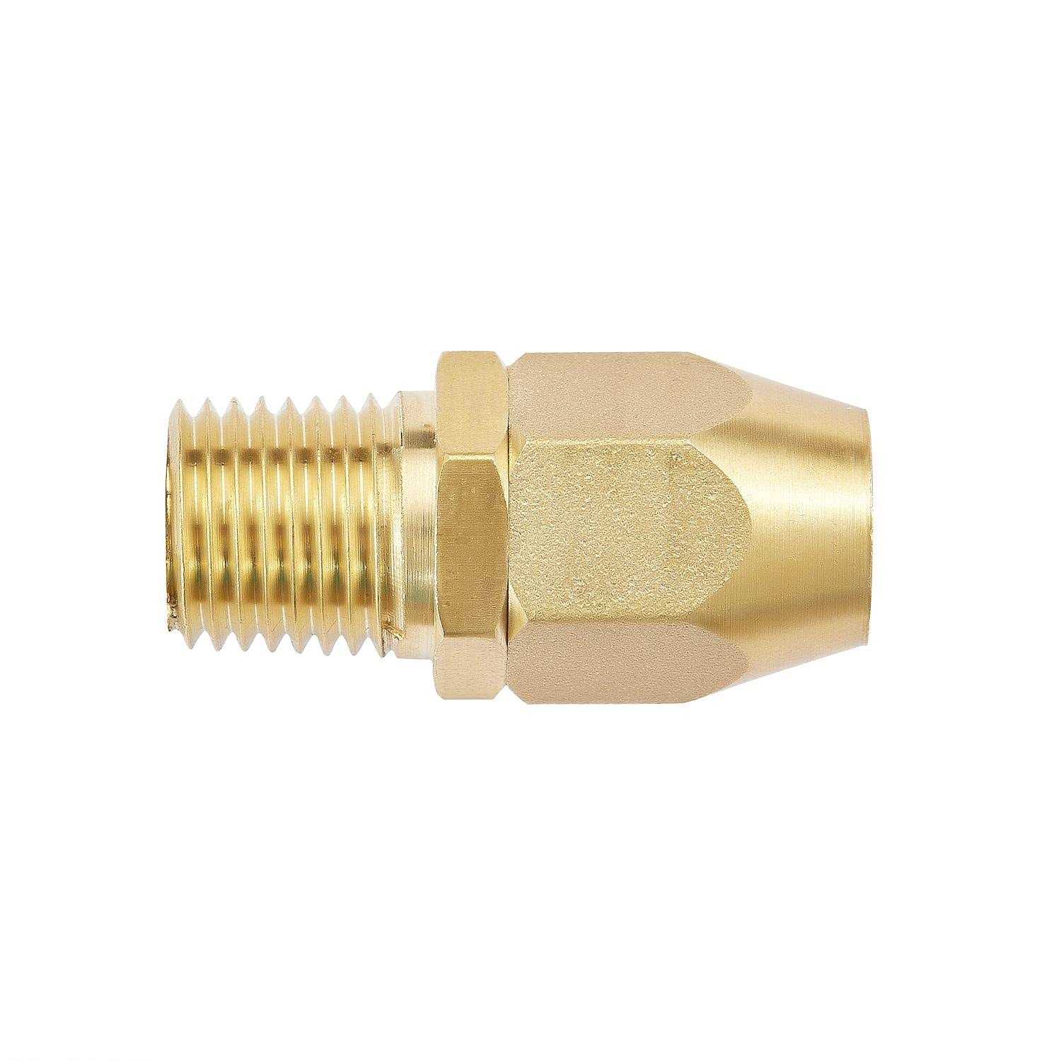 Pronese Premium Solid Brass Pneumatics Reusable Pu Hose-end Repair Fitting - MT - Mrs Treak