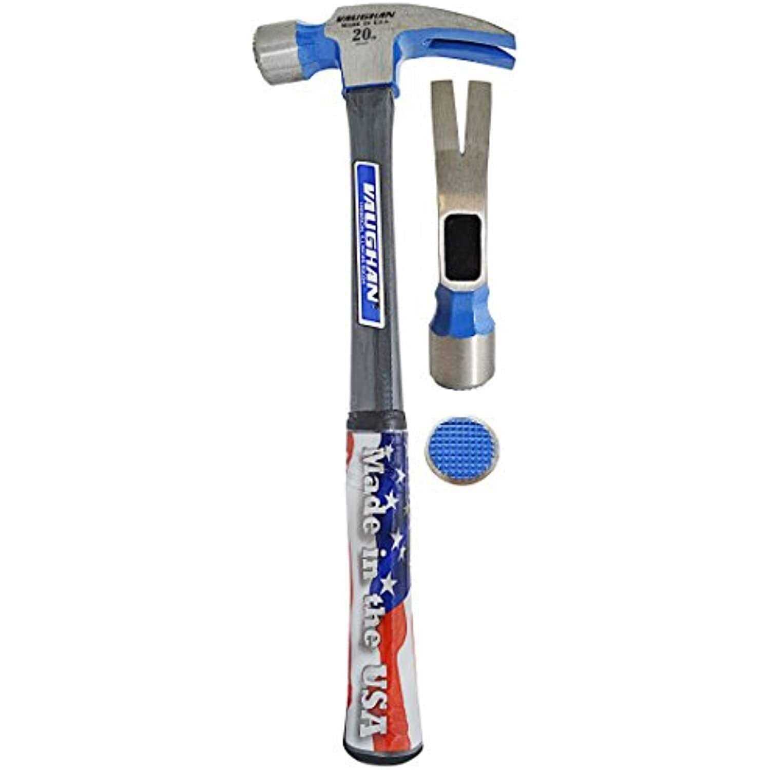 Vaughan 1650 Dalluge 16 oz Smooth Face Trim Hammer Hickory Handle - MT - Mrs Treak