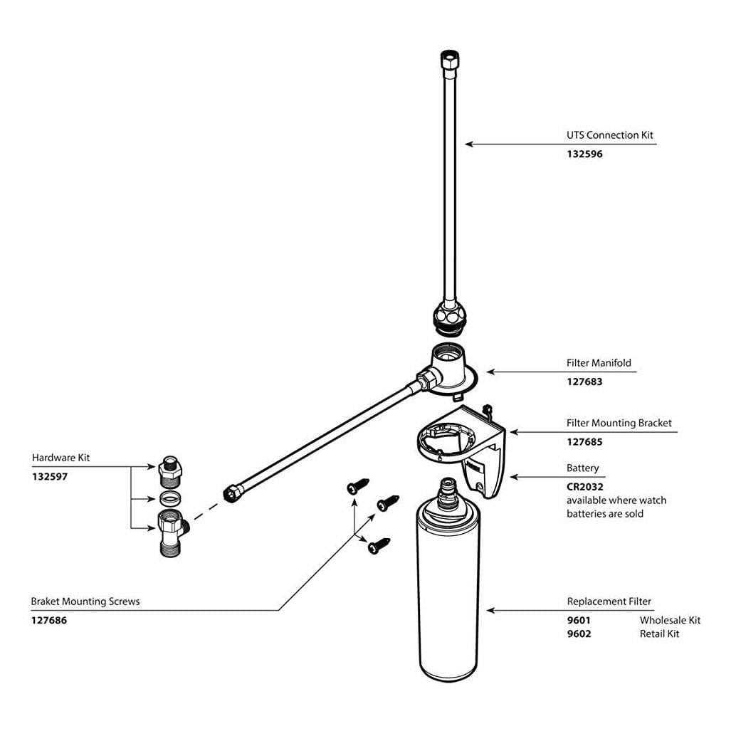 Moen 95612 Monticello Handle Hub Kit - MT - Mrs Treak