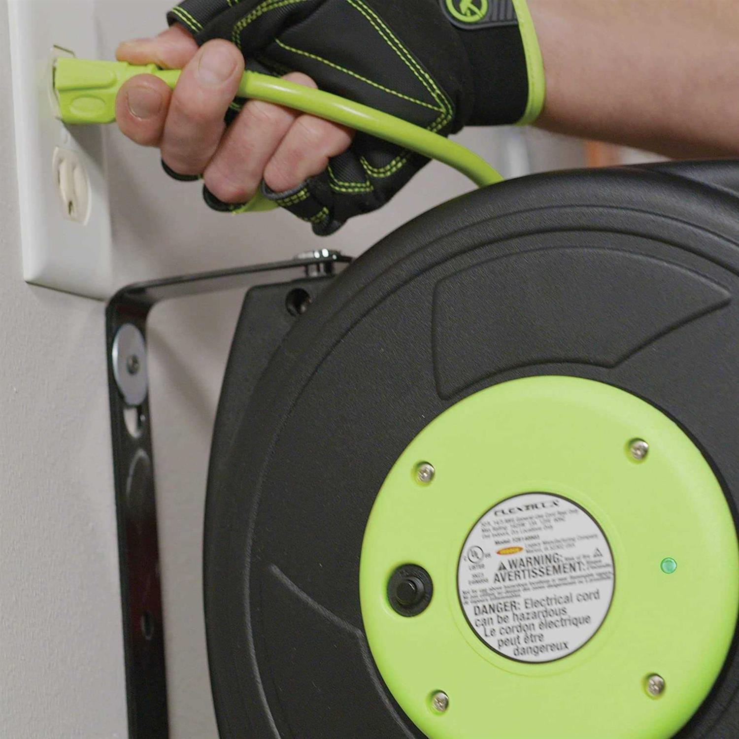 Flexzilla Enclosed Plastic Retractable Air Hose Reel L8250FZ - MT - Mrs Treak