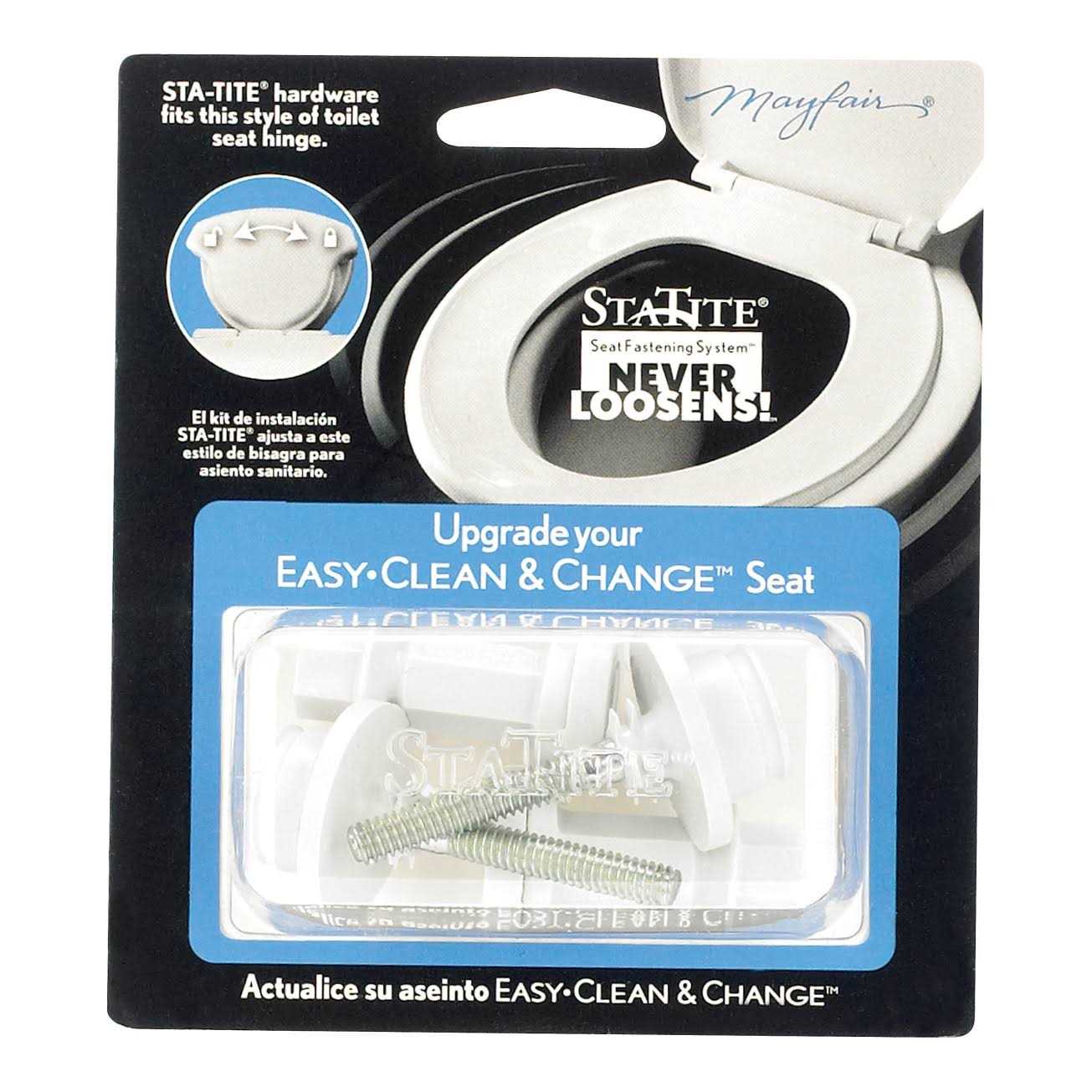 Mayfair Slow Close Wood Toilet Seat White - MT - Mrs Treak