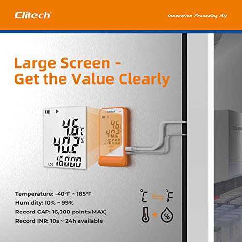 Elitech Temperature Humidity Digital Data Logger Thermometer - MT - Mrs Treak