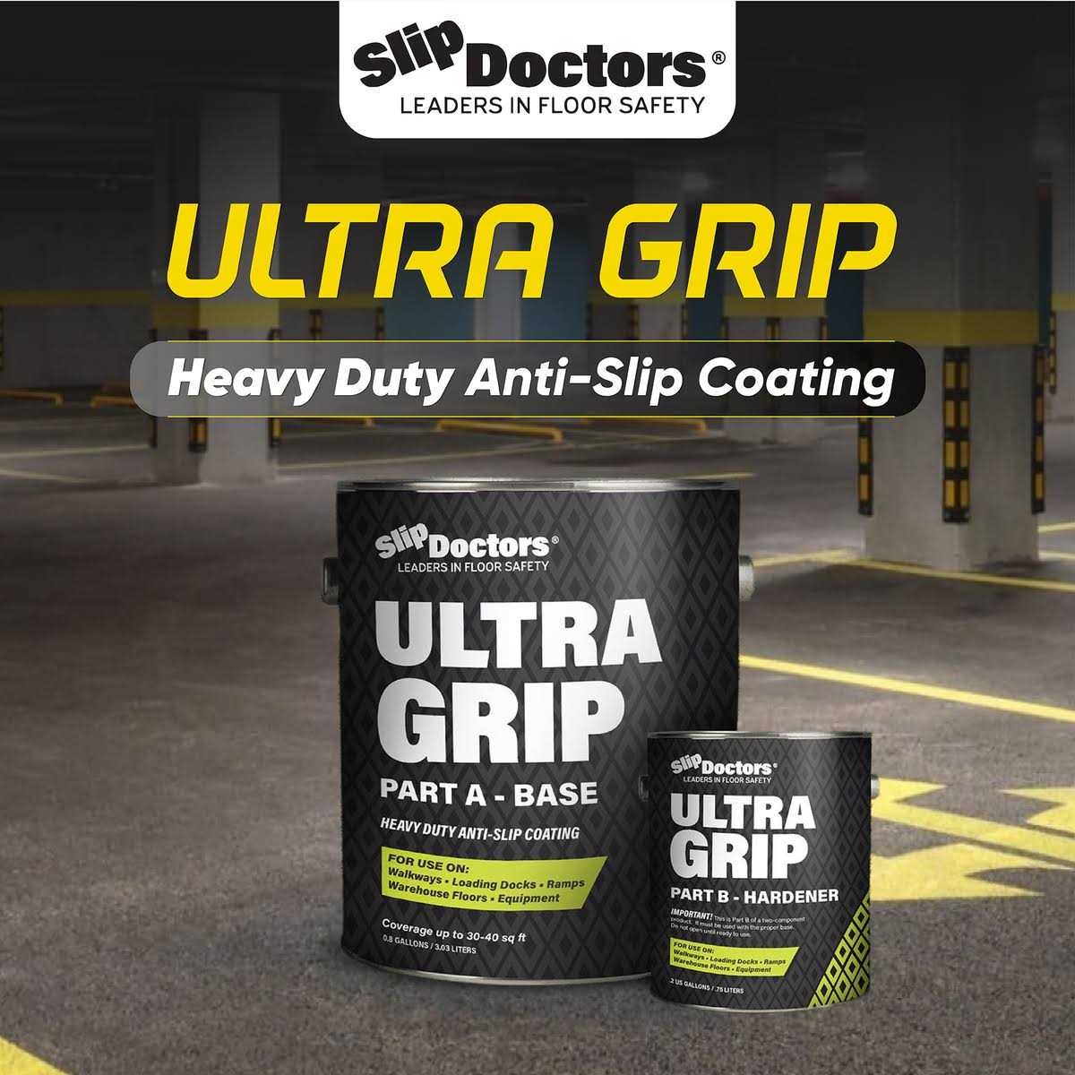 Ultra Grip Extra High Traction Non-Skid Paint for Industrial Surfaces - MT - Mrs Treak