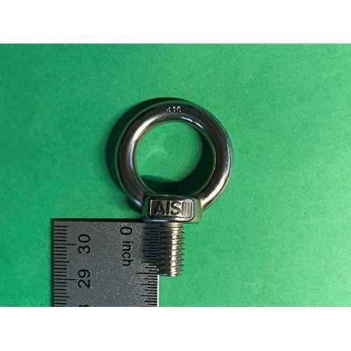 US Stainless Stainless Steel 316 Lifting Eye Bolt UNC Marine Grade - MT - Mrs Treak