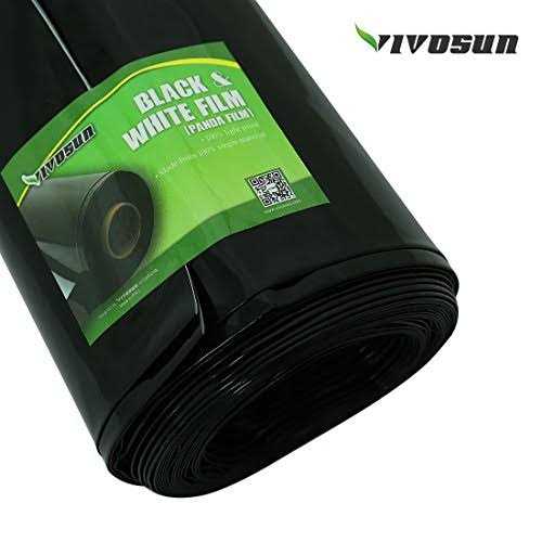 VIVOSUN Black and White Panda Film 10 x 5.5 Mil Poly Film - MT - Mrs Treak