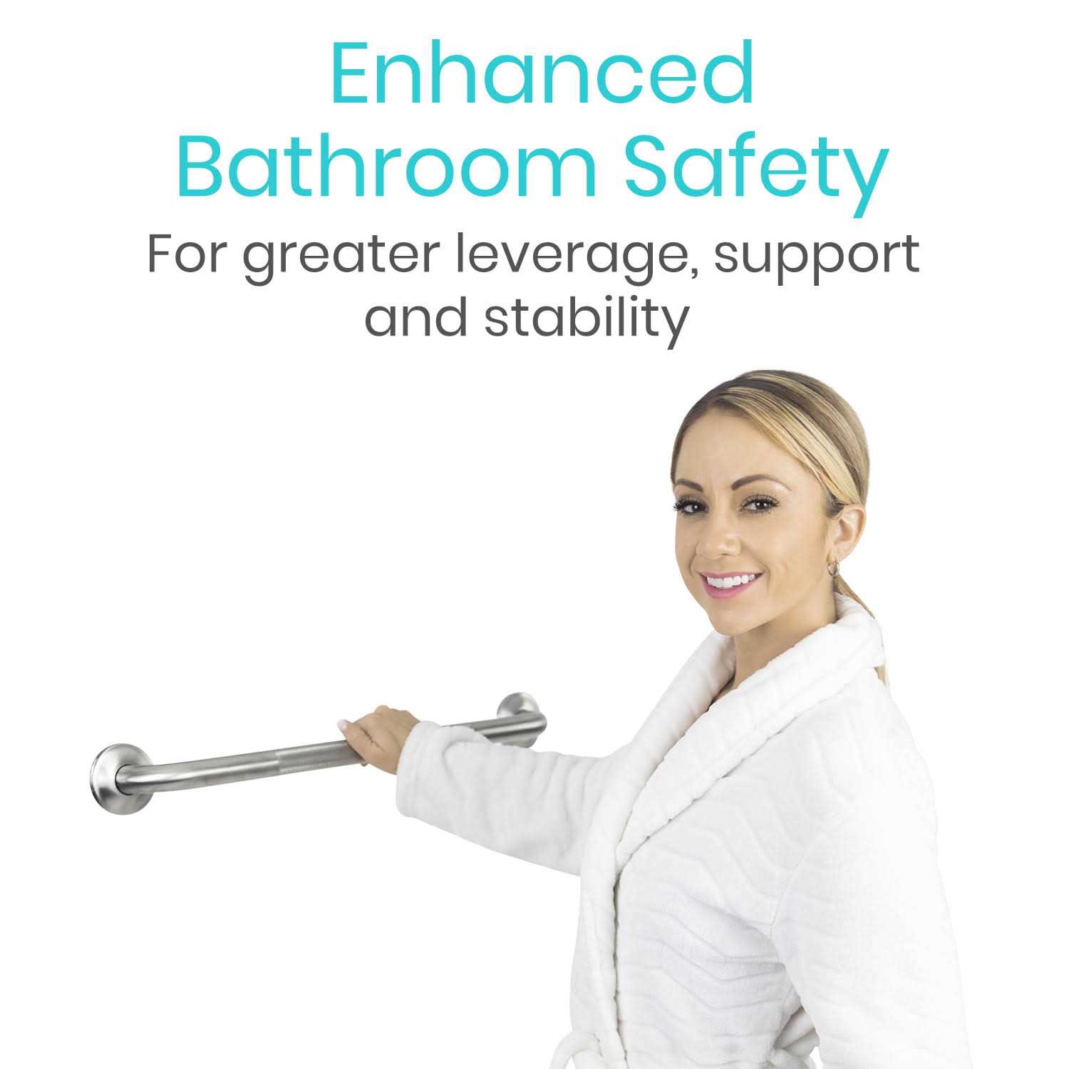 Vive Health Stand Alone Toilet Rail - MT - Mrs Treak