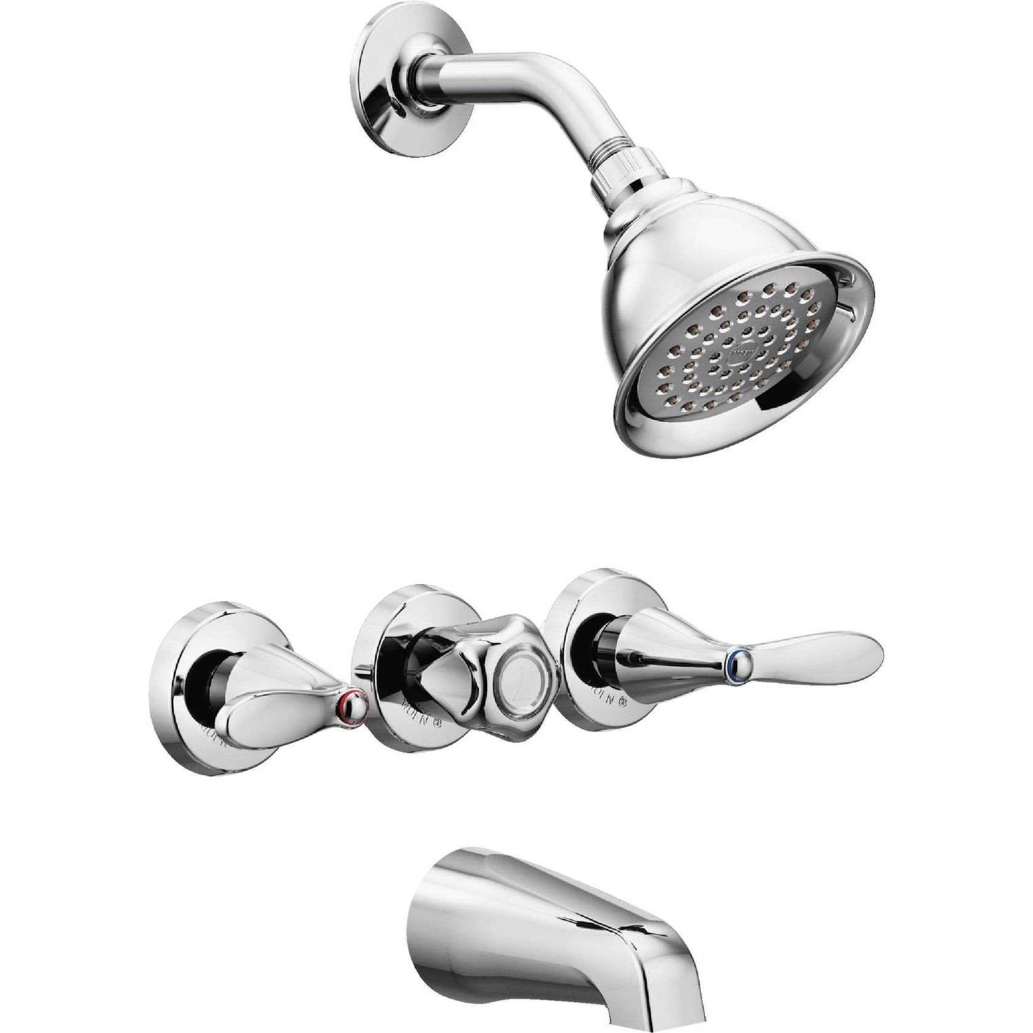 Moen Adler 2-Handle Chrome Tub and Shower Faucet - MT - Mrs Treak