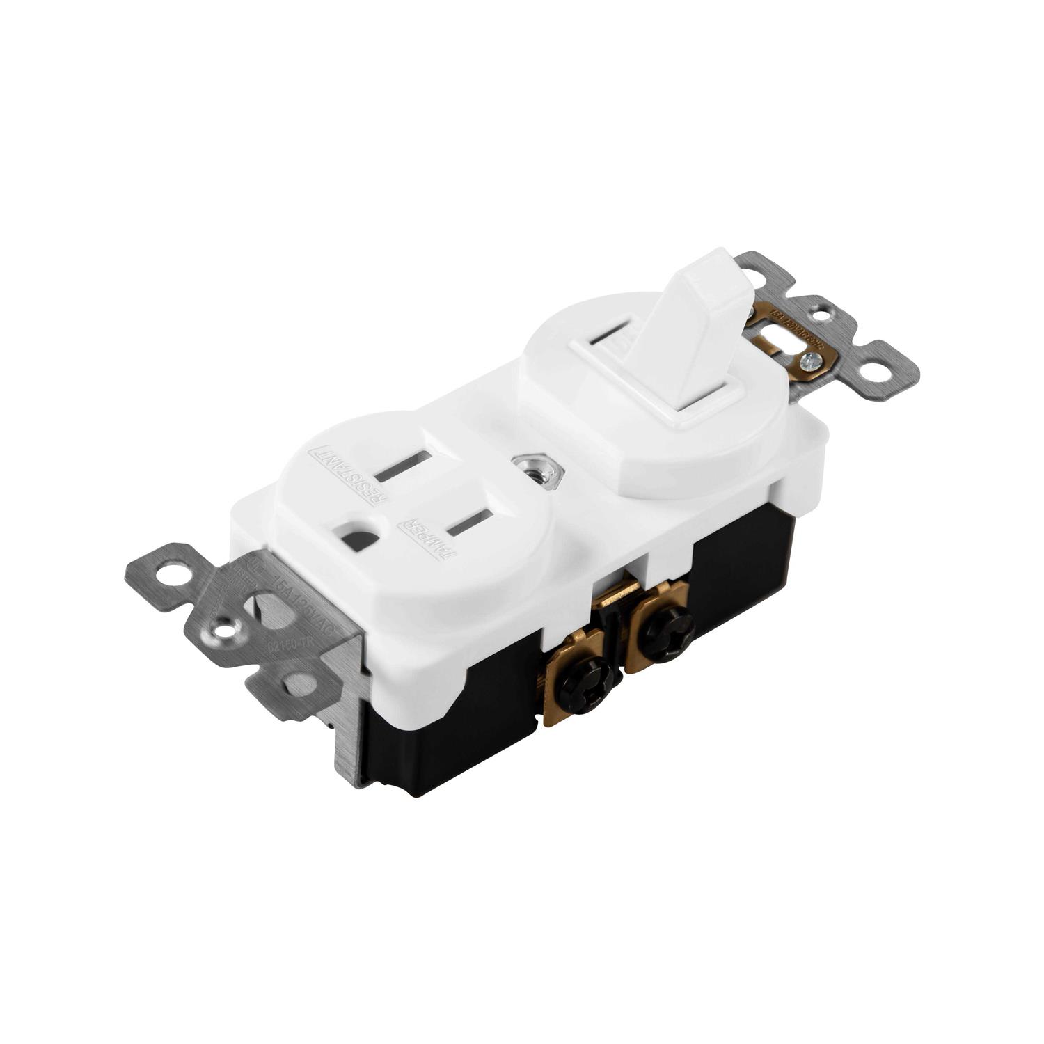 Enerlites 15 Amp Decorator Duplex Outlet Receptacle - MT - Mrs Treak